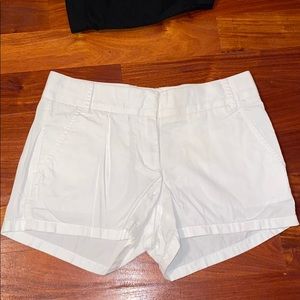J crew white chino shorts size 00